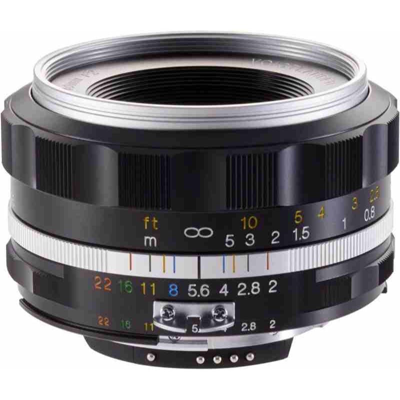 【送料無料】新品 ULTRON 40mm F2 SL II s Aspherical Nikon AIS AI-s Lens シルバーリム