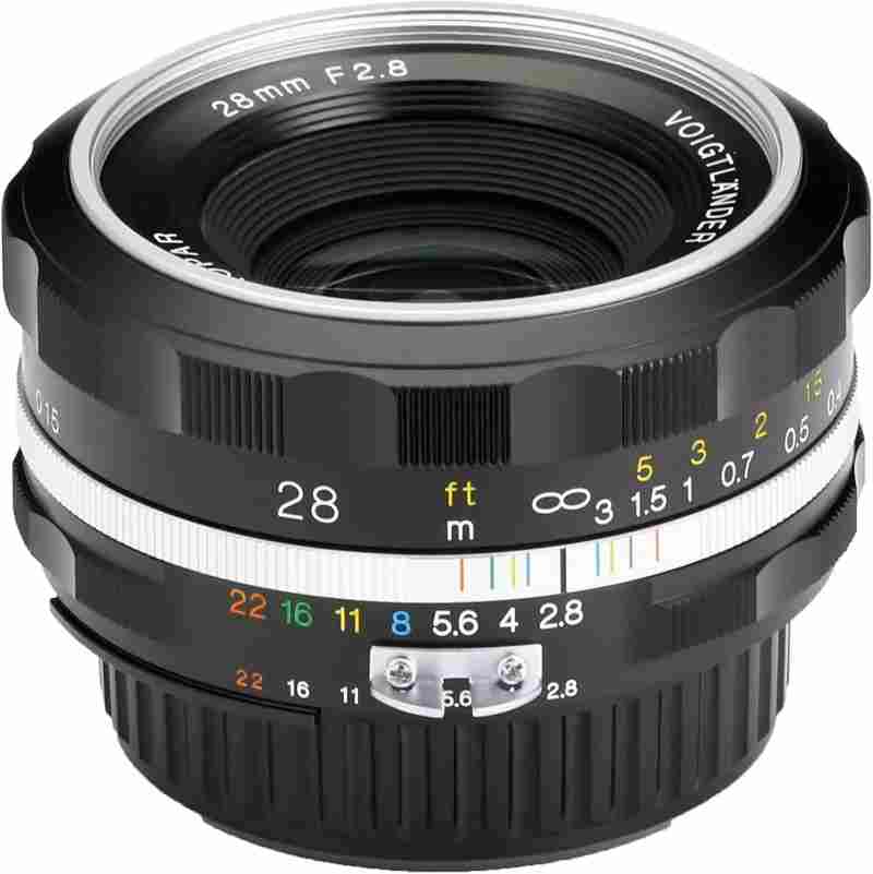 【送料無料】新品 COLOR-SKOPAR 28mm F/2.8 Aspherical SL II S Nikon Ai-s シルバーリム