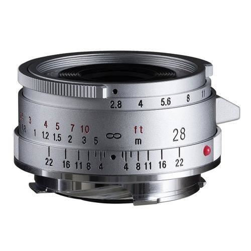 【送料無料】新品 COLOR-SKOPAR 28mm F2.8 Aspherical Type II VM Leica M シルバー フード付