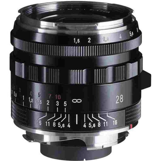 【送料無料】新品 NOKTON Vintage Line Aspherical 28mm F1.5 Type II VM Leica M ブラック