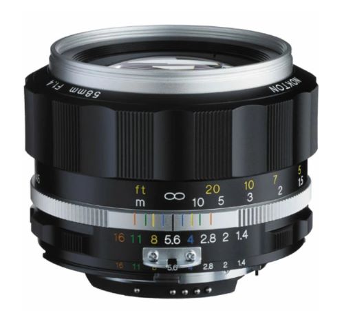 【送料無料】新品 NOKTON 58mm F1.4 SL II S For Nikon Ai-s Ais F Mount シルバーリム