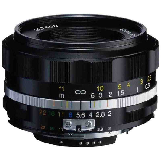 【送料無料】新品 ULTRON 40mm F2 SL II s Aspherical Nikon AIS AI-s Lens ブラックリム